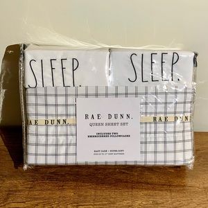 Rae Dunn Queen Sheet Sets w/ Pillow Cases